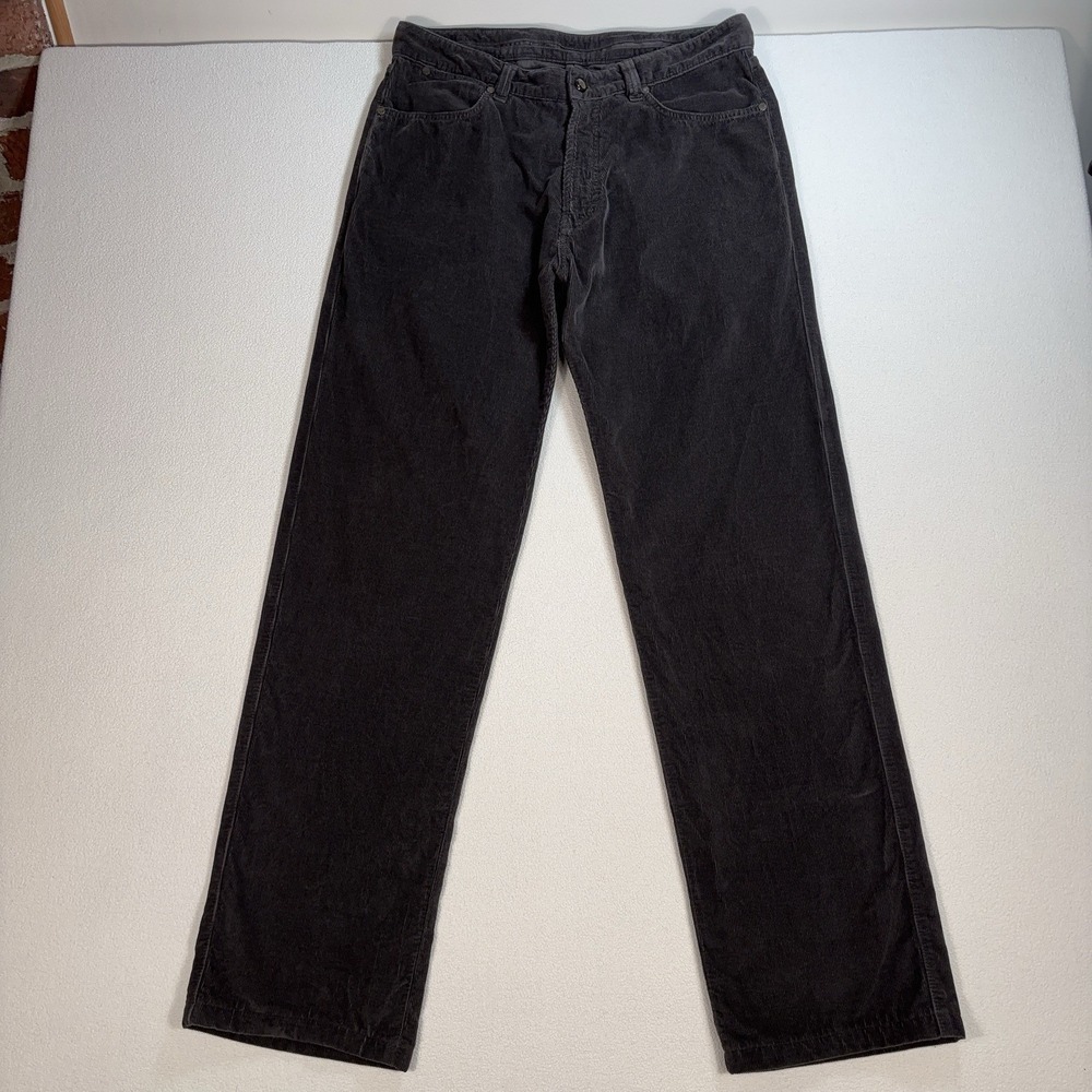Ermenegildo Zegna Corduroy Pants Men 36 (actually 34x33) Brown 100% Cotton Italy